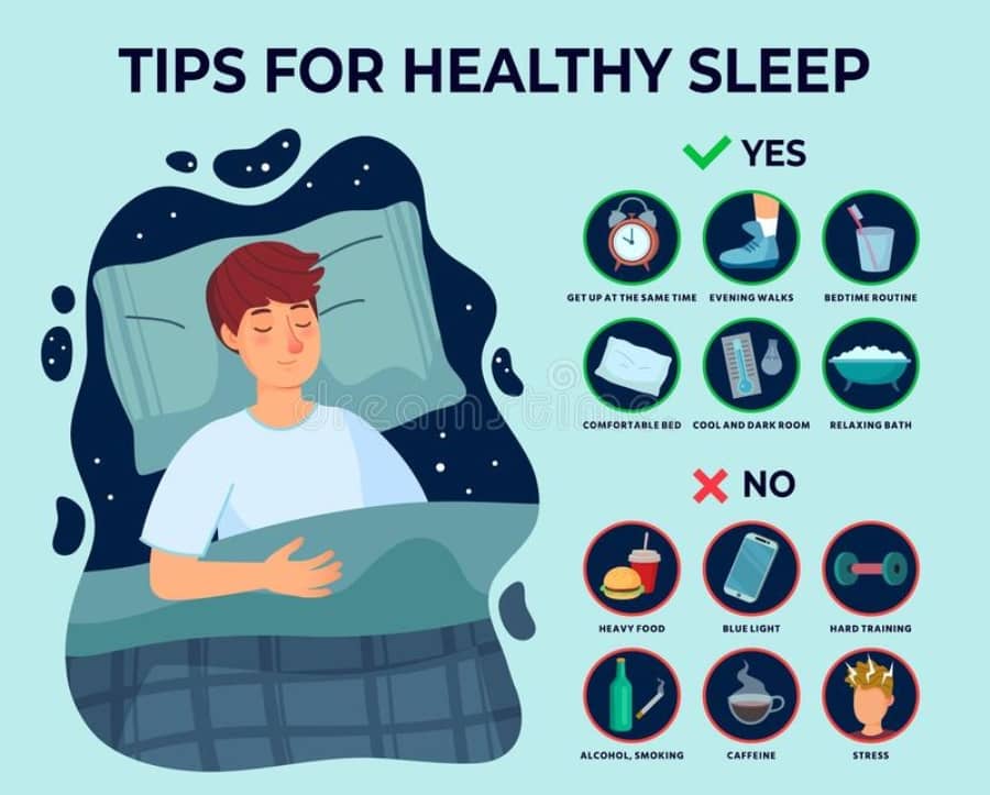 1 Healthy Sleep Tips infographic 1 2 Veteran's Journey to Better Sleep
