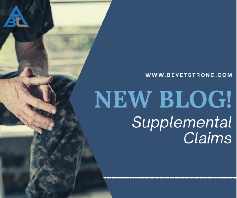 Supplemental Claims Be Vet Strong